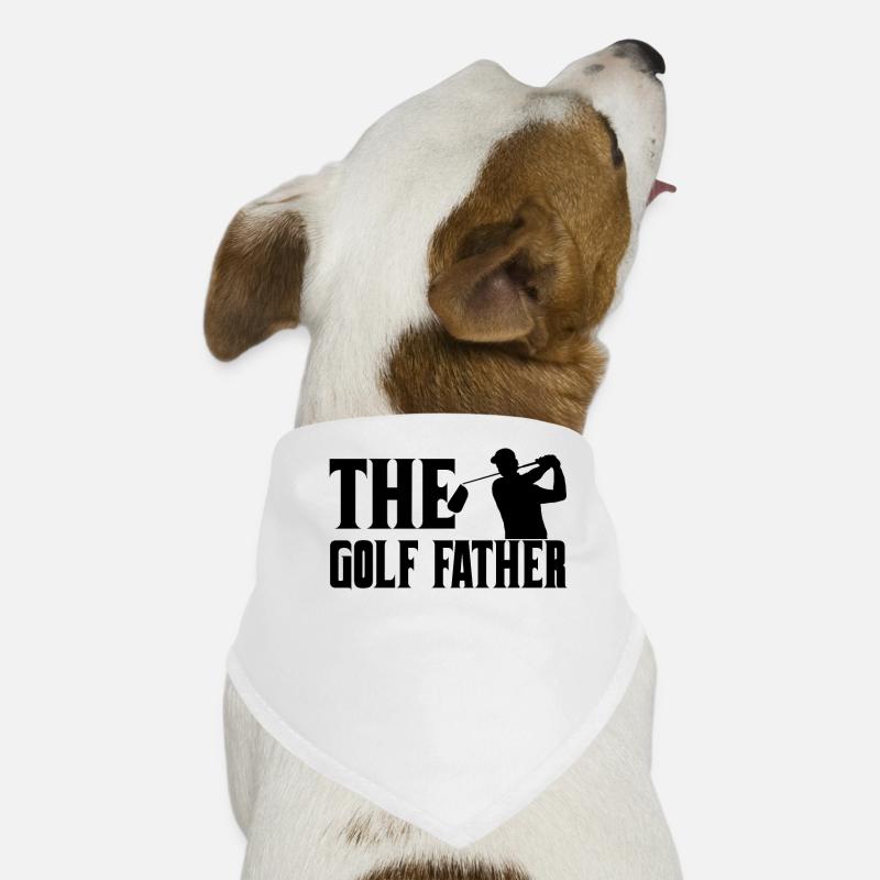 Golf Father Golfer Best Father Golf Course Papa Dog Bandana