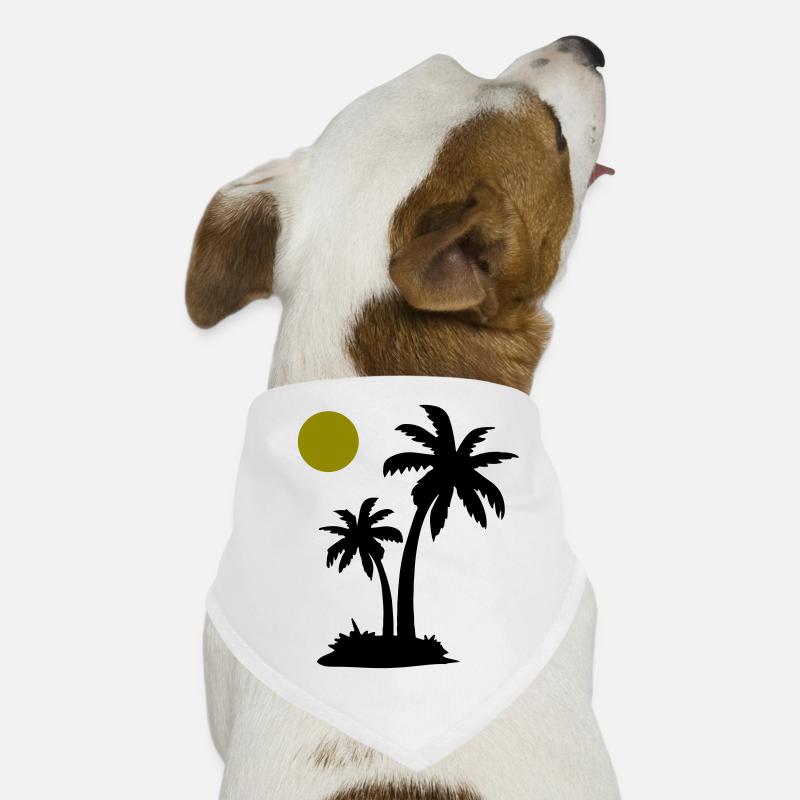 Palm trees Dog Bandana