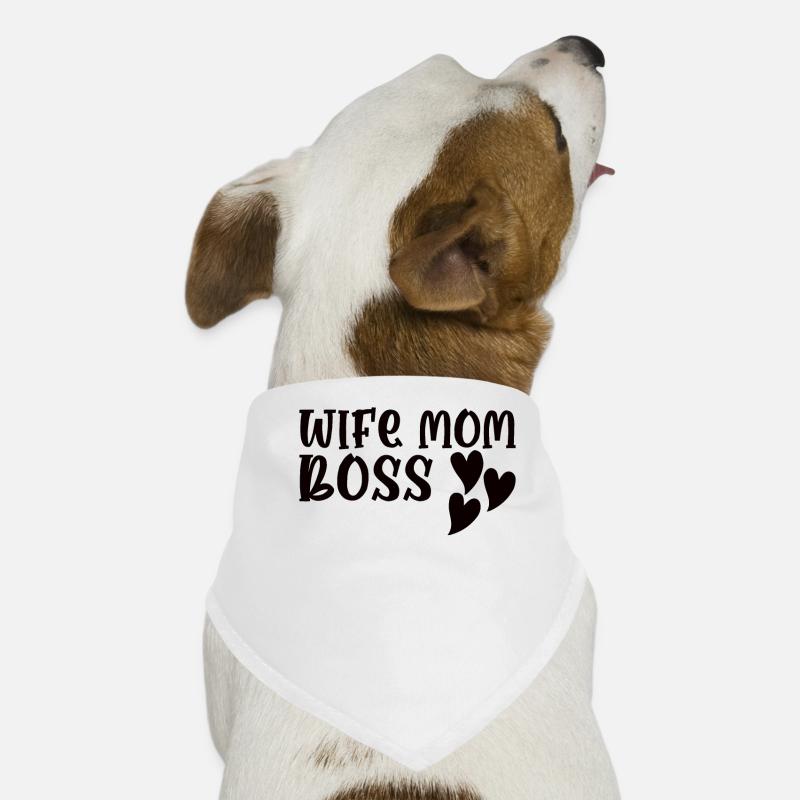 Mutter Ehefrau Boss Muttertag Beste Mama Frau Chef Hunde-Bandana