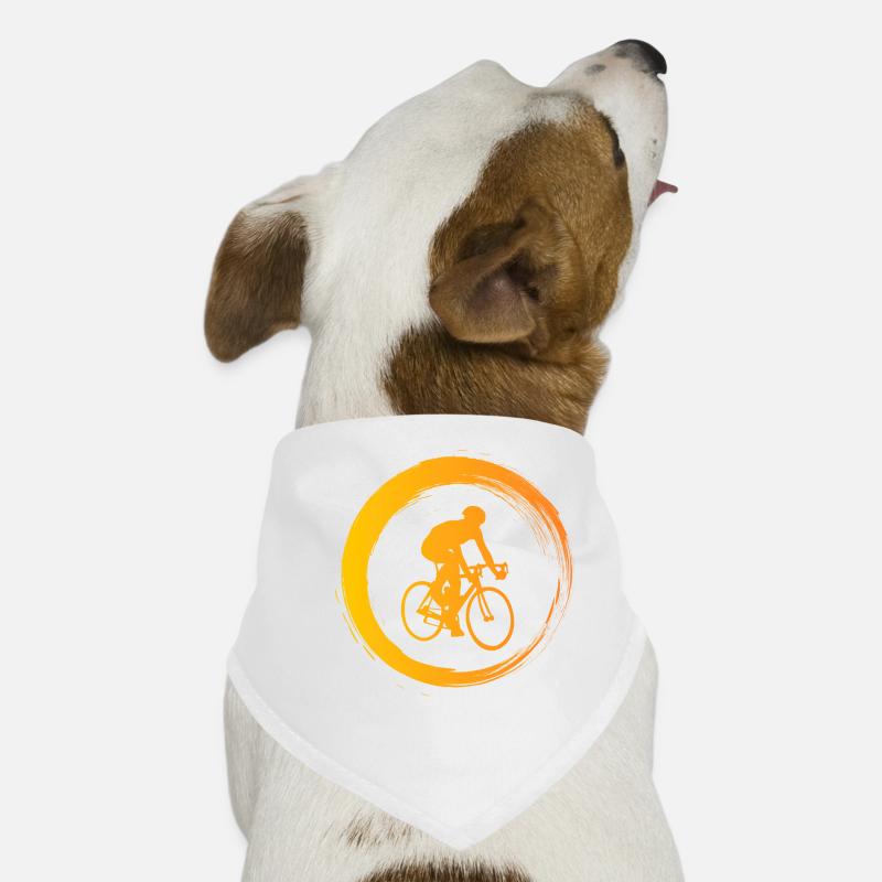 Sporty Hobby Leidenschaft Rennrad Hunde-Bandana