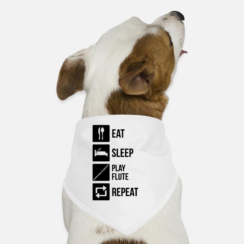 Querflöte Querflötenspieler Querflötist Hunde-Bandana