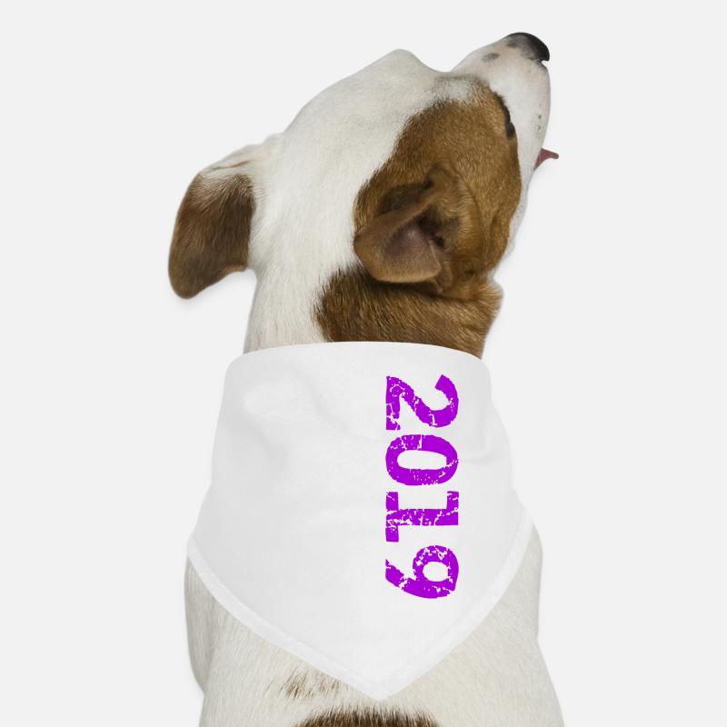 2019 Édition Limitée Anniversaire Cadeau Décoration Bandana pour chien