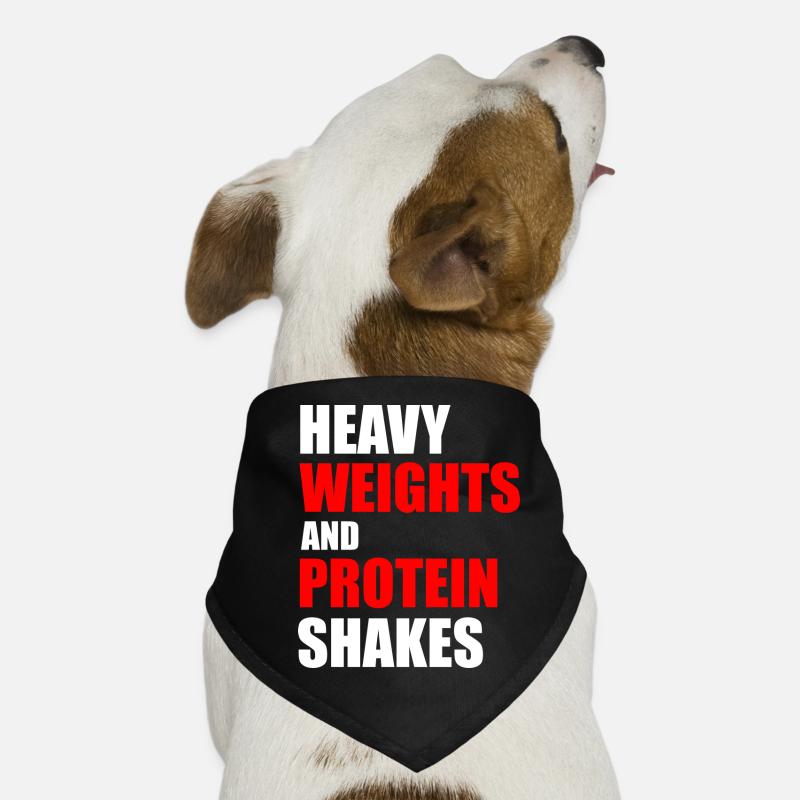 Poids lourds et shakes protéinés Bandana pour chien