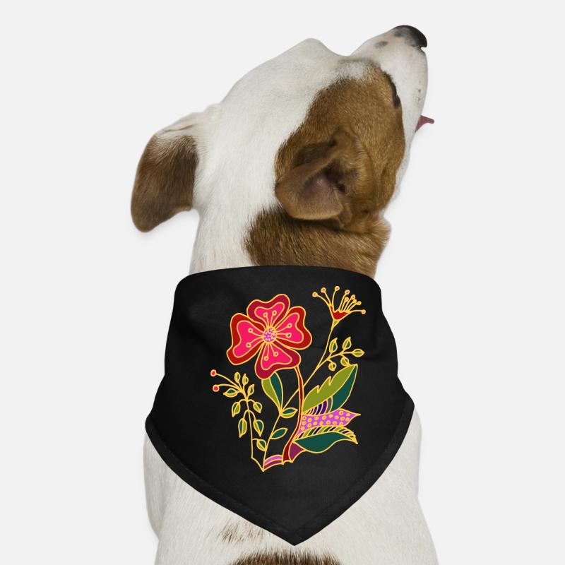Fleur Bandana pour chien