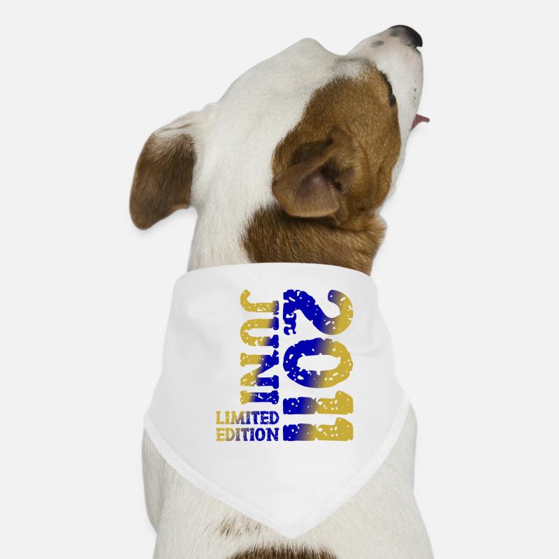 2011 Juni Limited Edition Geburtstag Geschenk Hunde-Bandana