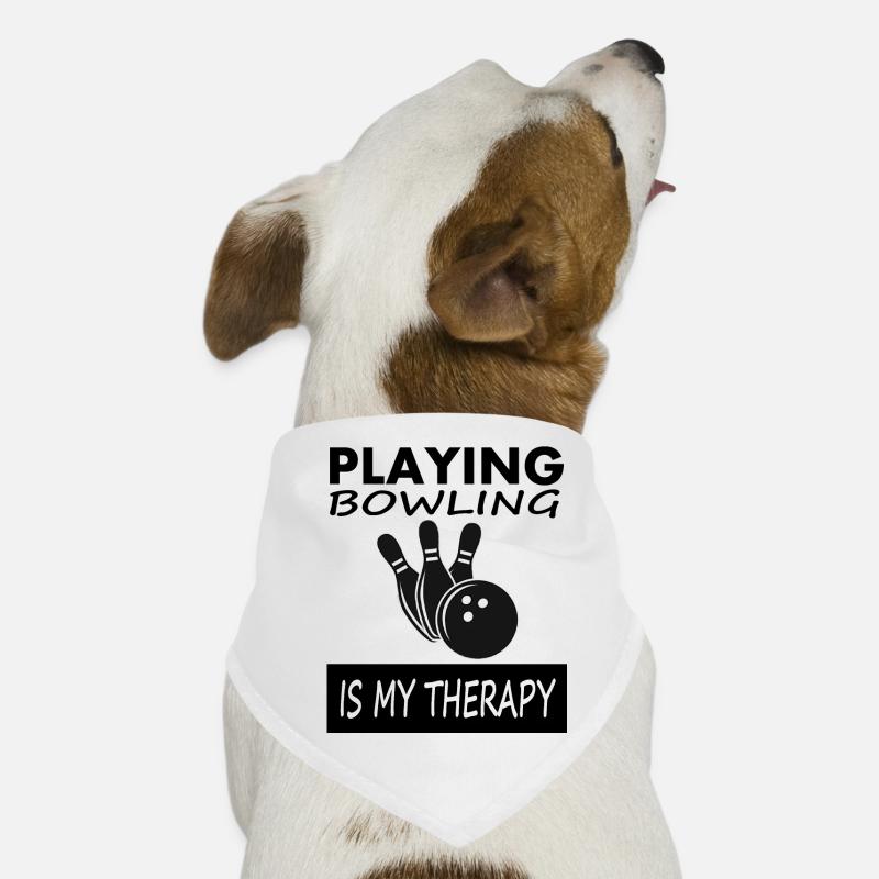 bowling tour gift idea Dog Bandana