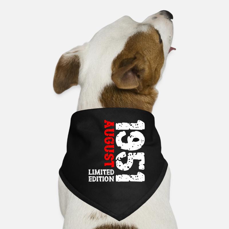 1951 Août Édition Limitée 72e Tenue d’anniversaire Bandana pour chien