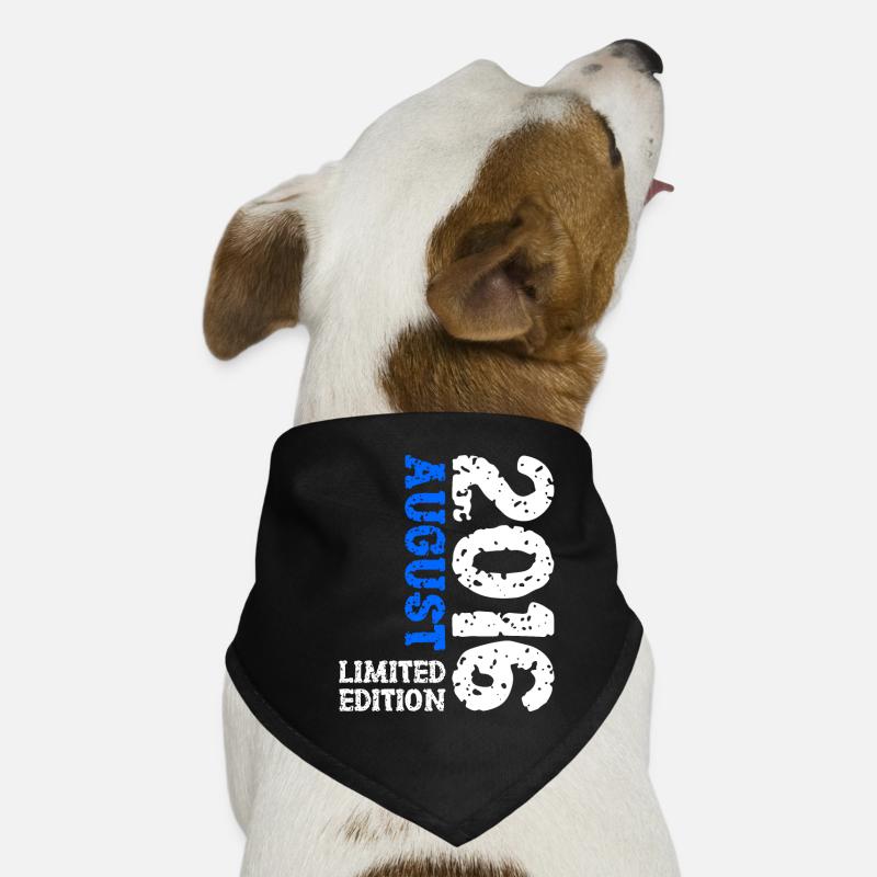 2016 August Limited Edition 7th Birthday Outfit Dog Bandana