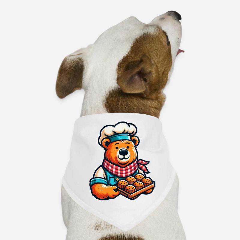 Baking Bear Dog Bandana
