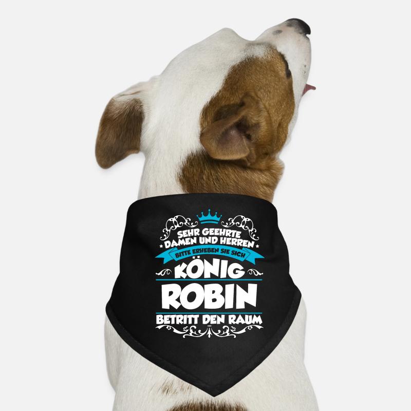 Robin Name Design Hunde-Bandana