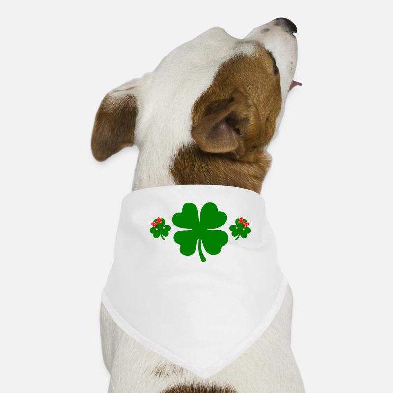 St Patricks Day Accessoires Ireland Shamrock Deko Hunde-Bandana