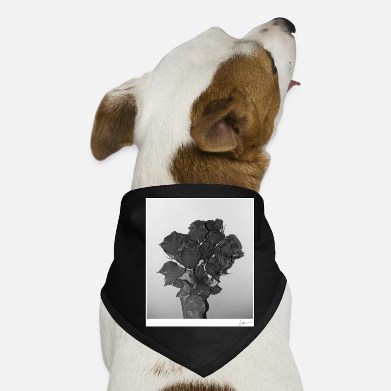 Simple Design Roses Dog Bandana