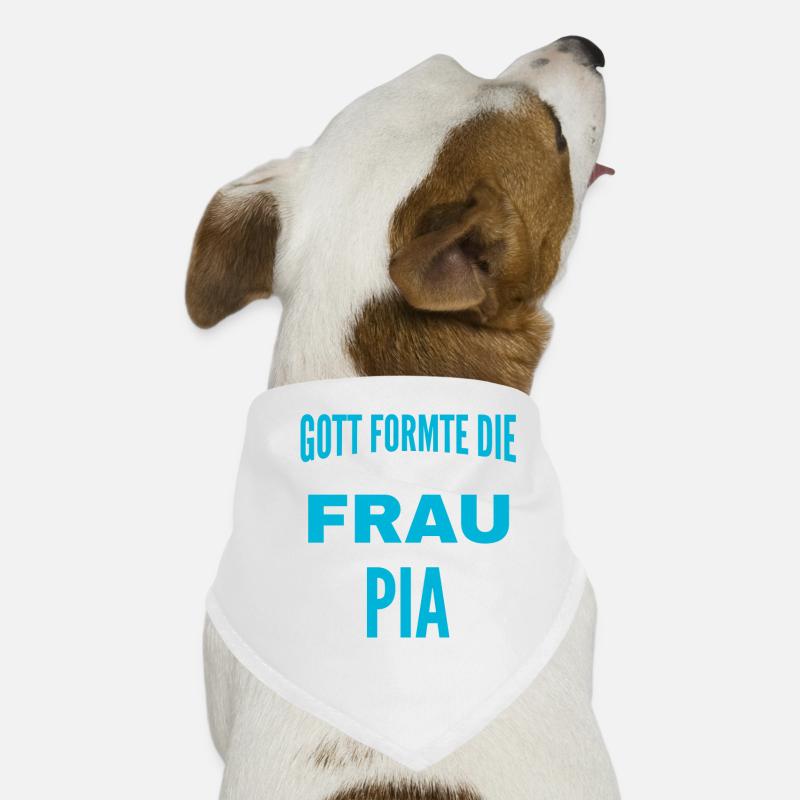 Pia Name Design Hunde-Bandana
