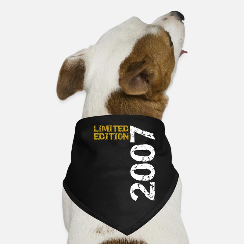 2007 Limited Edition Geburtstag Geschenk Frau Mann Hunde-Bandana