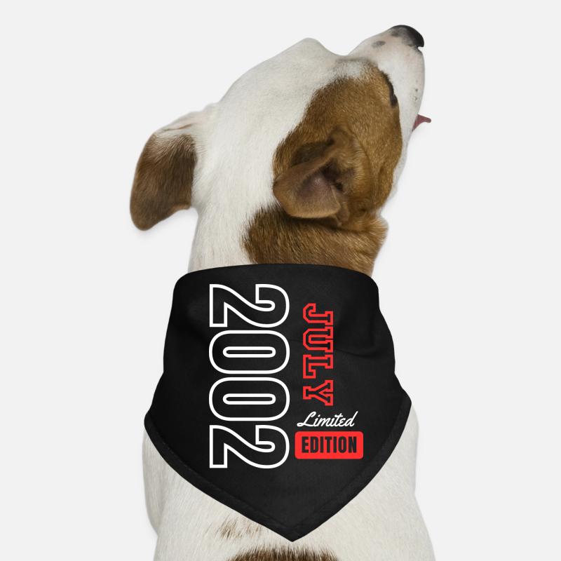 Jubiläumsgeschenk - Limitierte Auflage Juli 2002 Hunde-Bandana