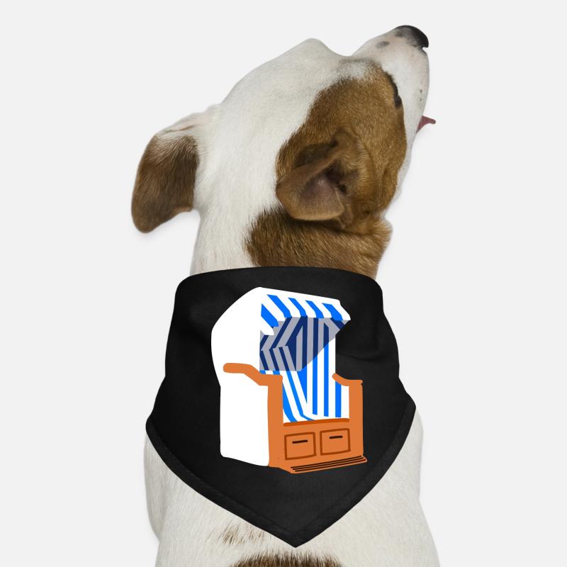 Chaise de plage Bandana pour chien