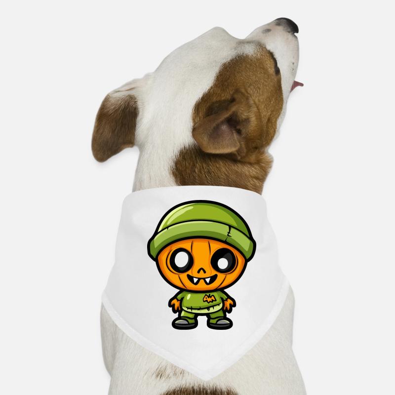 Zombie Halloween Bande dessinée mignonne Bandana pour chien
