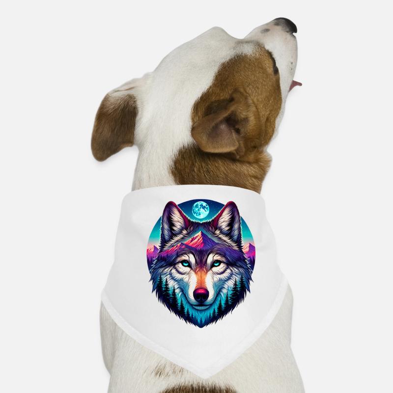 Wolf Dog Bandana