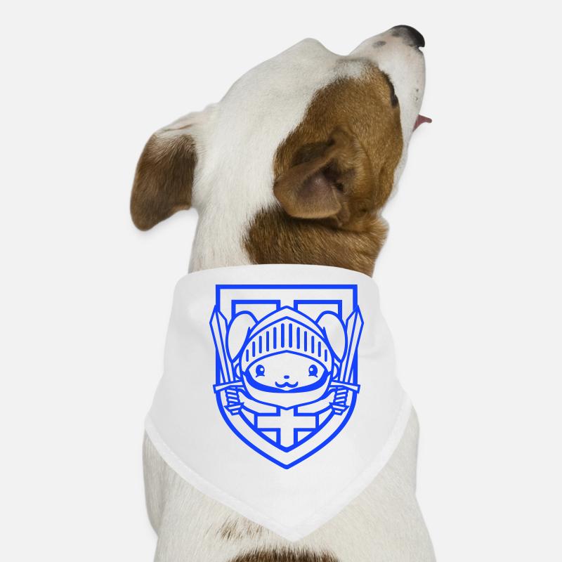 Rabbit Knight Sword Shield Armor Helmet Castle Hero Dog Bandana
