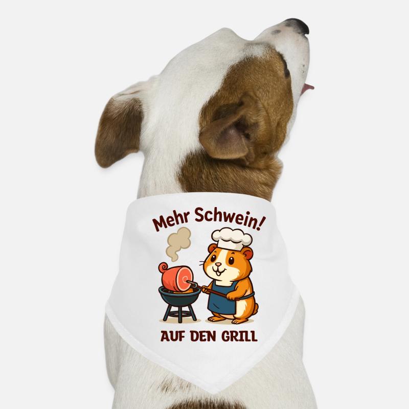 Plus de cochon ! Sur le gril Bandana pour chien