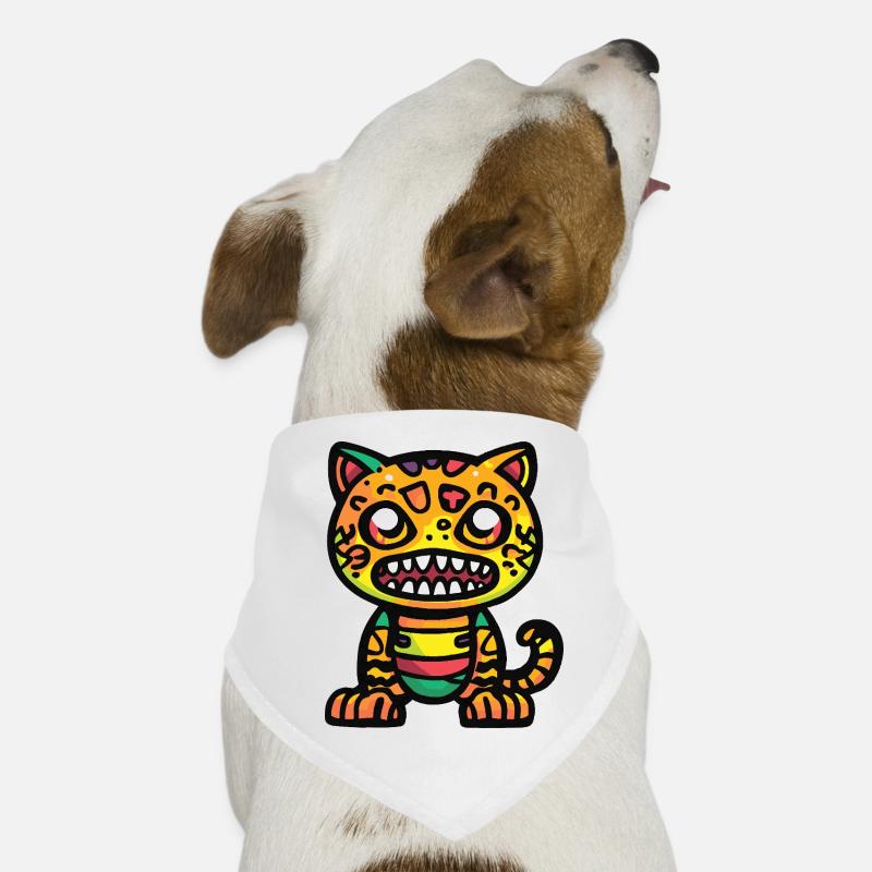 Leopard Halloween Zombie Hunde-Bandana