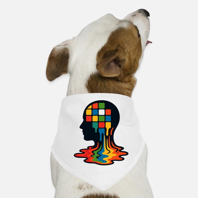 Mosaic Mind Meltdown Dog Bandana