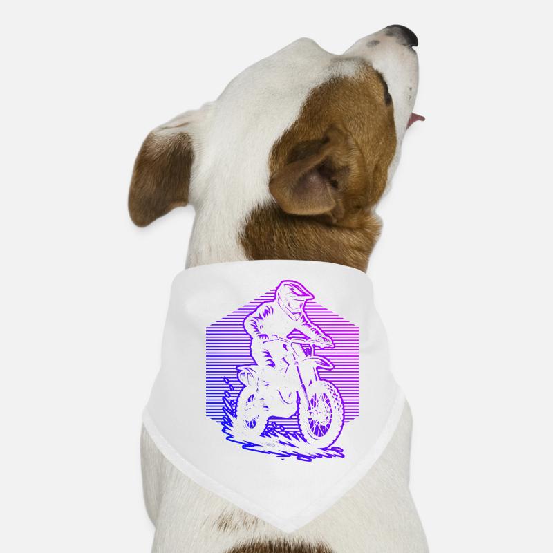 Conception compacte du motocross Bandana pour chien
