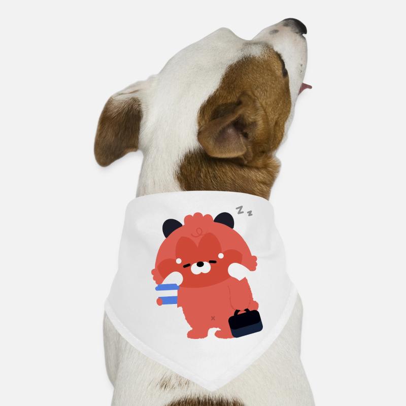 Panda rouge de Kawaii au café Bandana pour chien