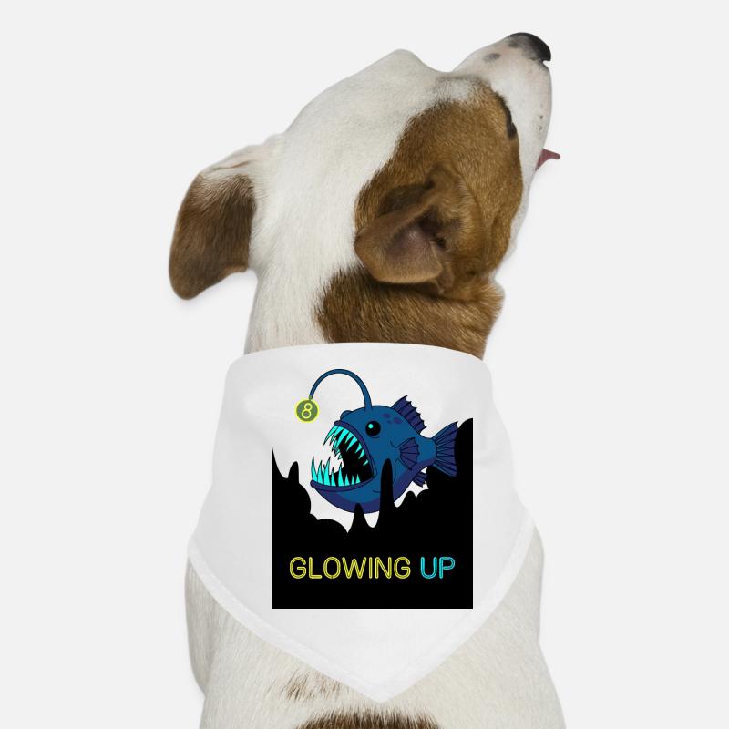 Glowing Up 8. Geburtstag Anglerfisch Hunde-Bandana
