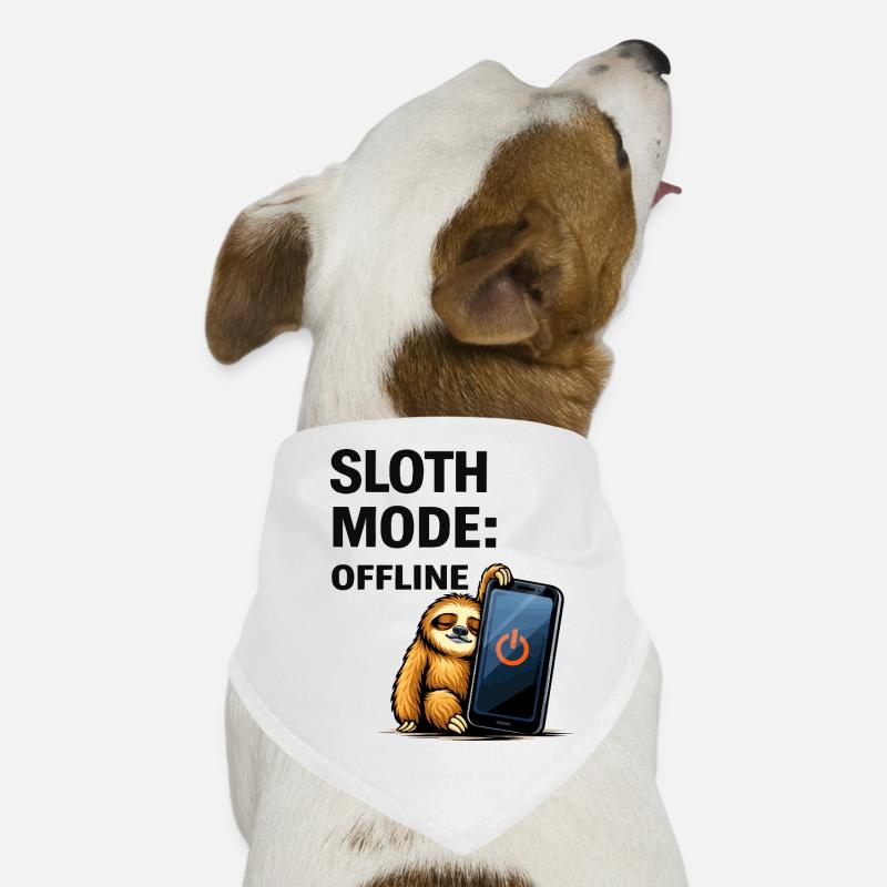 Sloth Mode Offline Dog Bandana