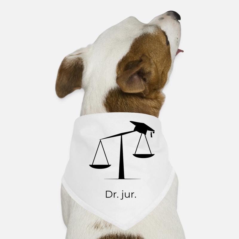 Dr. jur. Waage Doktorhut Hunde-Bandana
