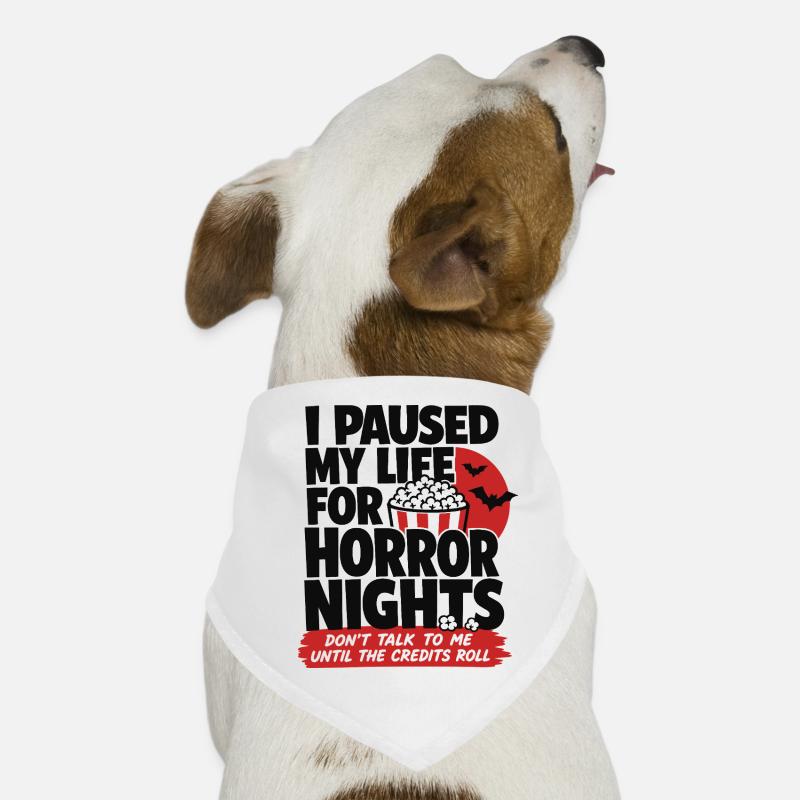 Horror Nights Credits Roll Dog Bandana