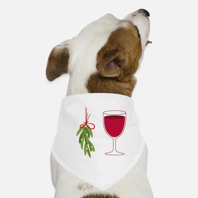 Mistletoe and Wine Dog Bandana