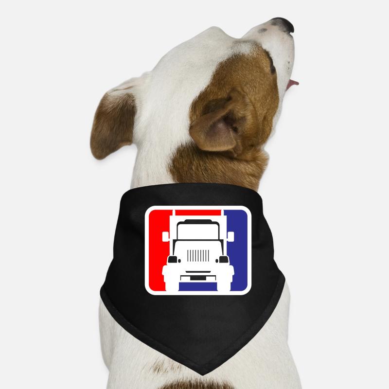 Logo Camion Camion | Les couleurs peuvent être changées Bandana pour chien