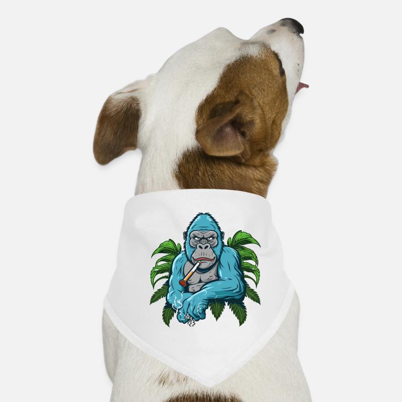 Stumpfer Gorilla Hunde-Bandana