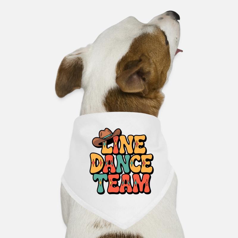 Line Dance Group Team Family Dancing Dog Bandana