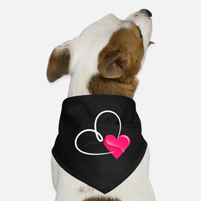 Heart Dog Bandana