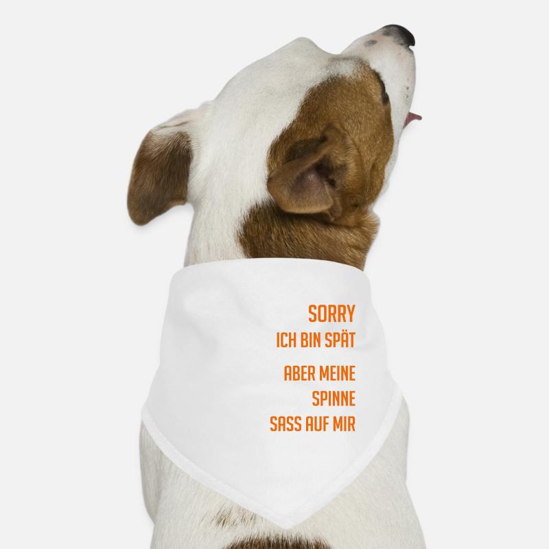Meine Spinne saß auf mir - lustiges Spinnendesign Hunde-Bandana