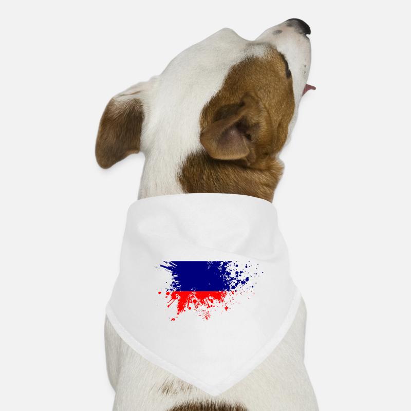 Drapeau Russe Drapeau Russe Drapeau Russe Bandana pour chien