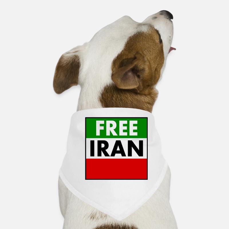 Free iran Bandana pour chien