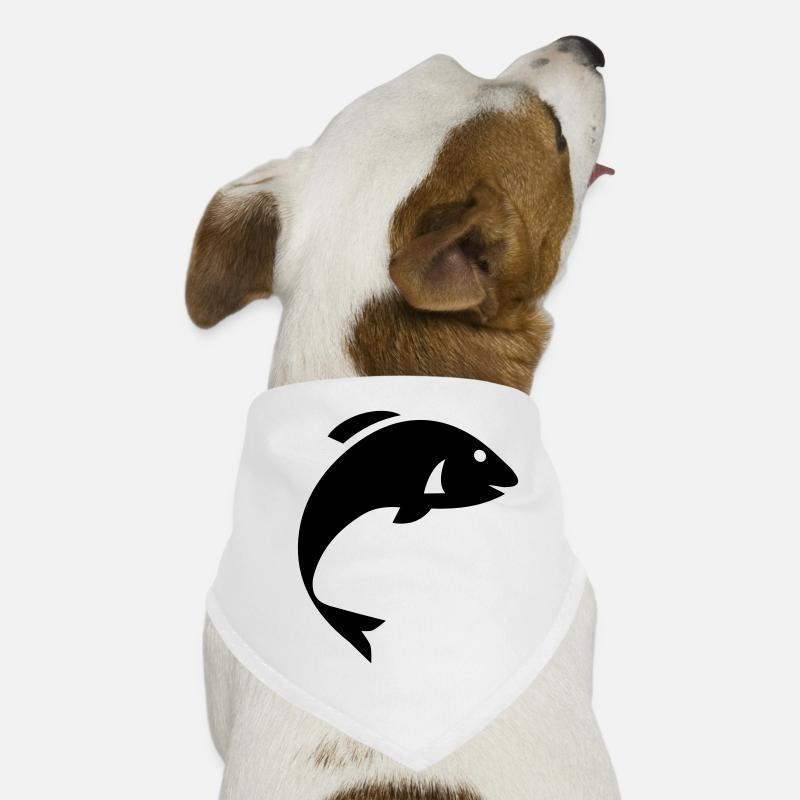 Fisch Symbol Hunde-Bandana