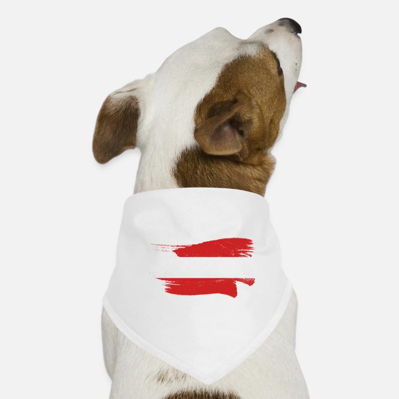 Austria Flag Austria Austrian Flag AT Dog Bandana