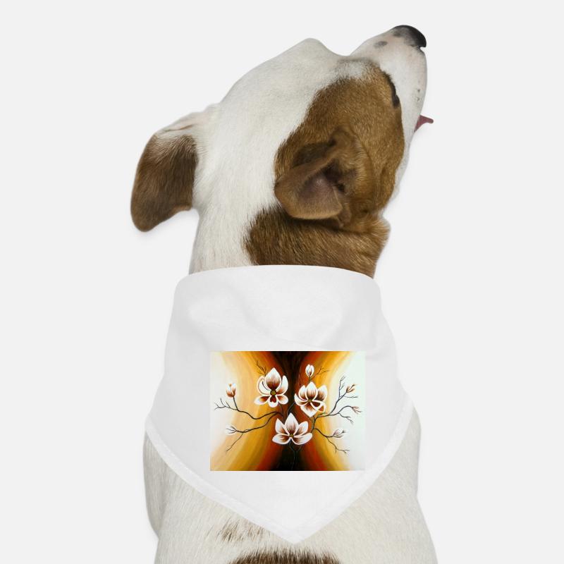 Magnolias - Acrylic Dog Bandana