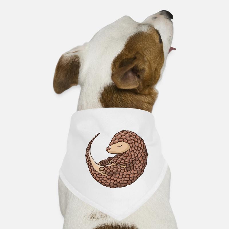 Mes écailles sont mon armure Pangolin Bandana pour chien