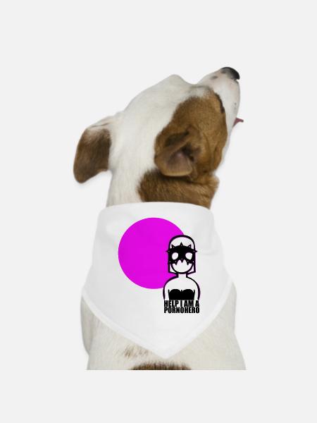 Héros-Un - Bandana pour chien - blanc - Devant