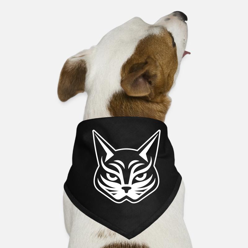 Cat Head Dog Bandana