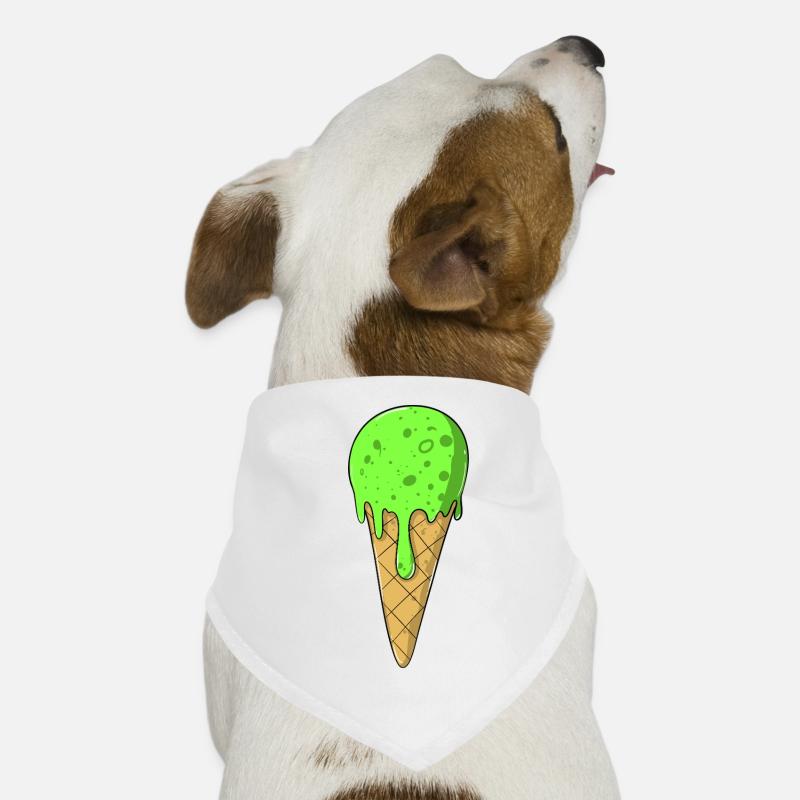 Eis | Grünes Eis Eiscreme | IceCream Hunde-Bandana