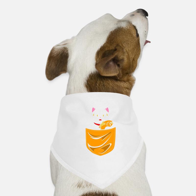 Maneki Neko Japan Lucky Charm Dog Bandana