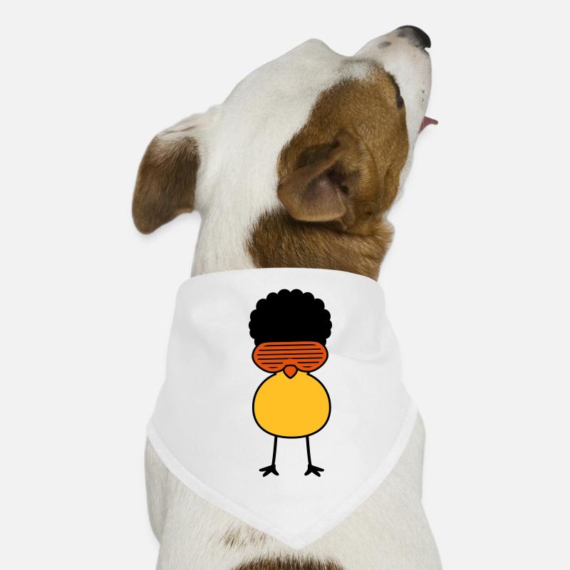 Funky Chick - Hunde-Bandana - Weiß
