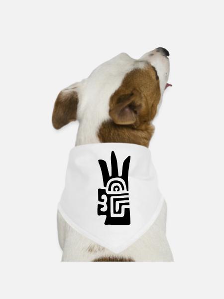 Chavín - Hunde-Bandana - Weiß - Vorne